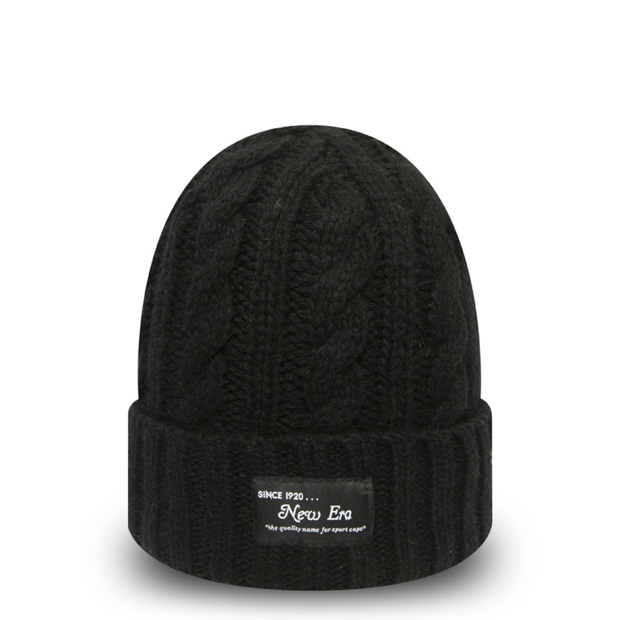 NEW ERA KAPA NEW ERA RIBBED CUFF KNIT NE BLK 