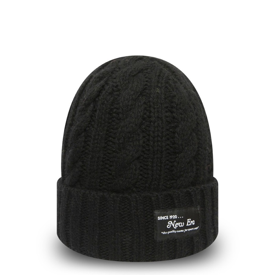 NEW ERA KAPA NEW ERA RIBBED CUFF KNIT NE BLK 