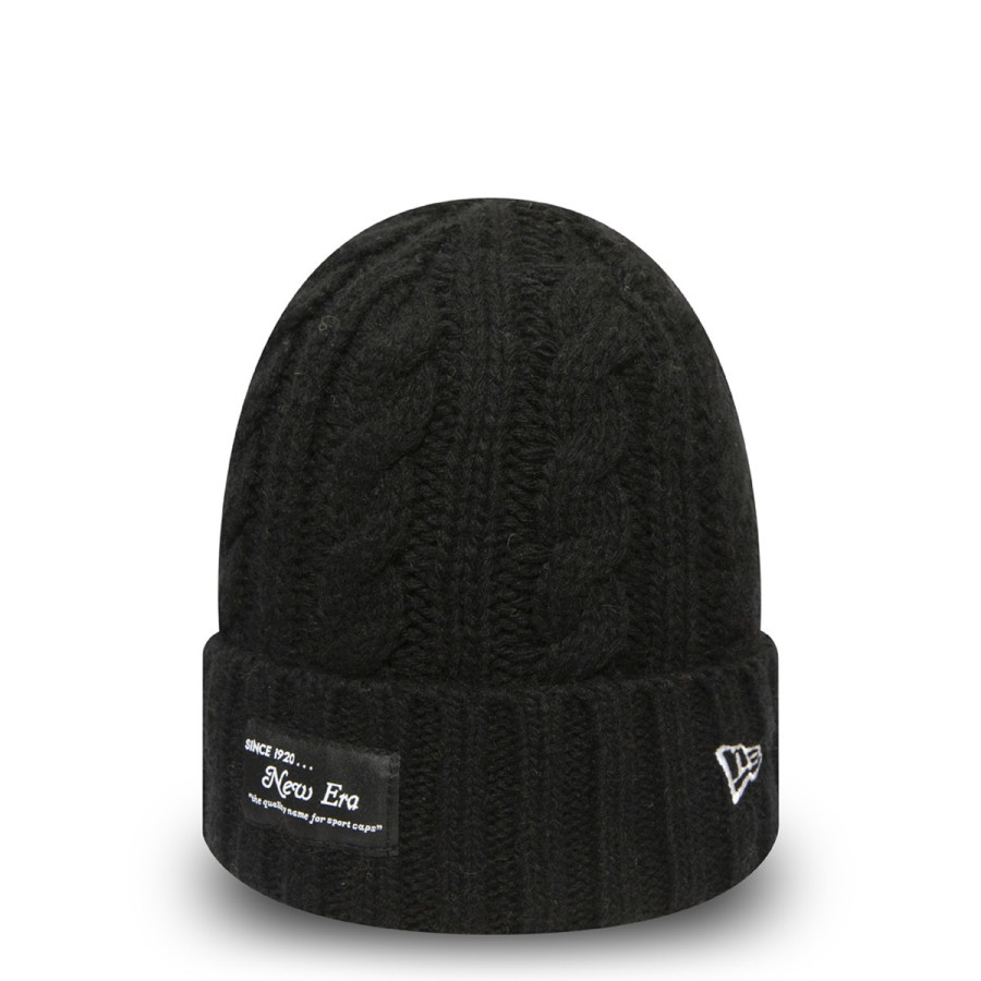 NEW ERA KAPA NEW ERA RIBBED CUFF KNIT NE BLK 