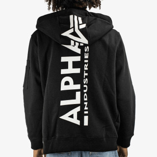 ALPHA INDUSTRIES Back Print Zip Hoodie 