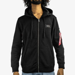 ALPHA INDUSTRIES Back Print Zip Hoodie 