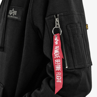 ALPHA INDUSTRIES Back Print Zip Hoodie 