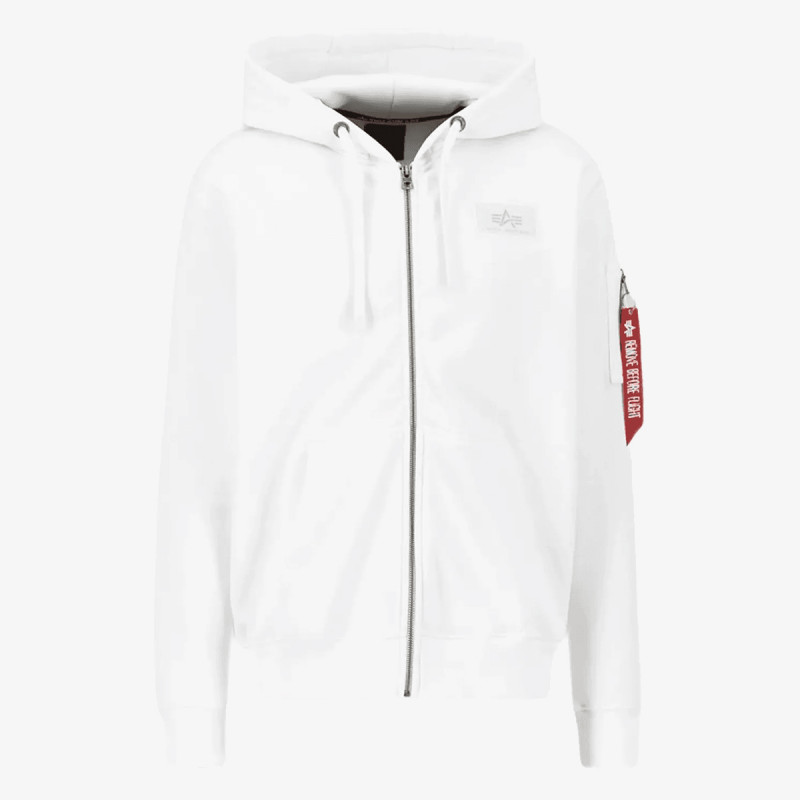 ALPHA INDUSTRIES Back Print Zip Hoodie 