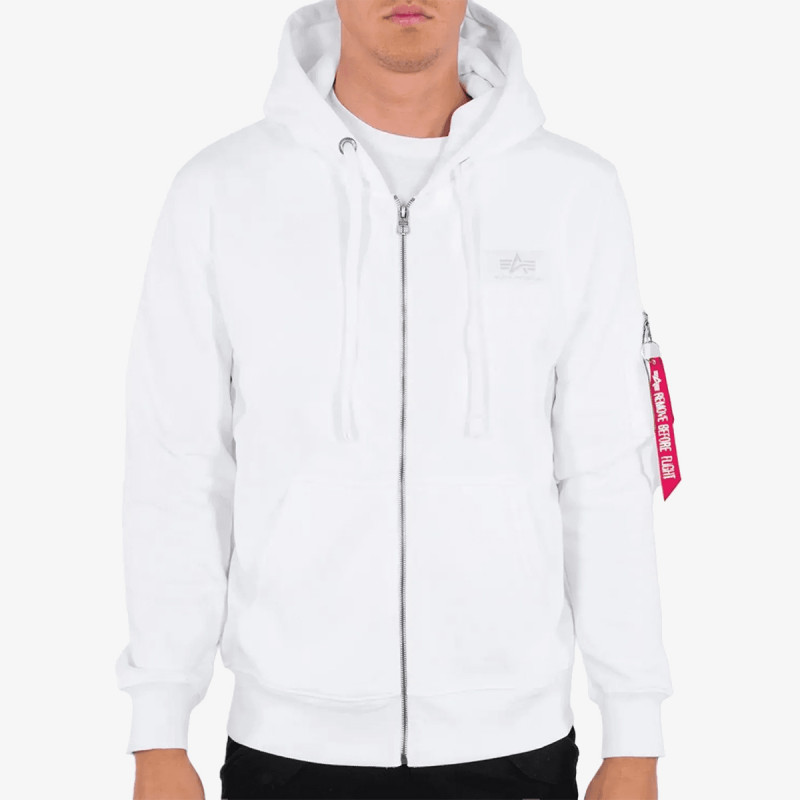 ALPHA INDUSTRIES Back Print Zip Hoodie 