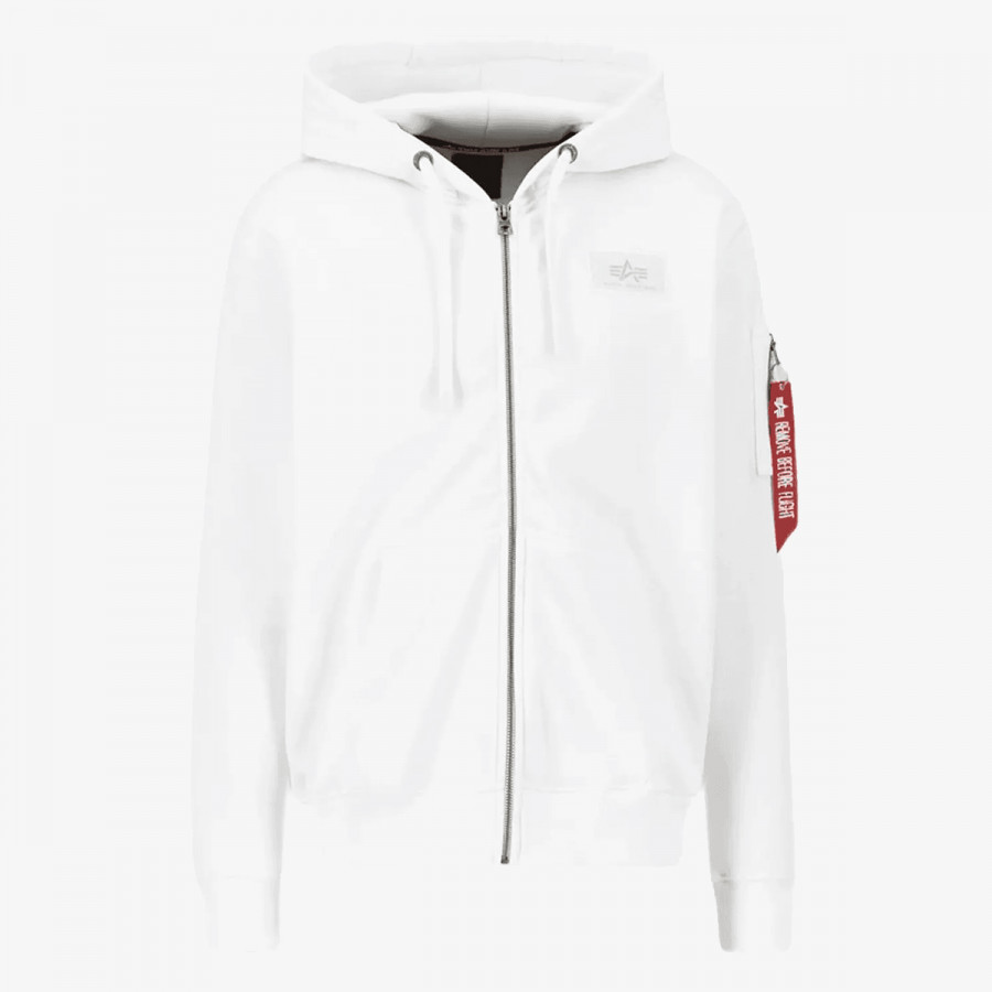 ALPHA INDUSTRIES Back Print Zip Hoodie 