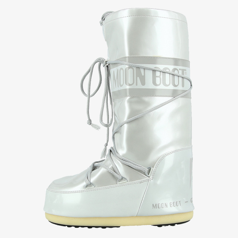 MOON BOOT VINILE MET. WHITE 