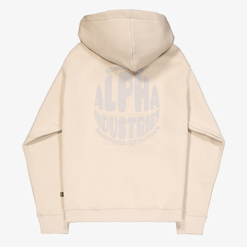ALPHA INDUSTRIES Logo Back Print Hoodie 