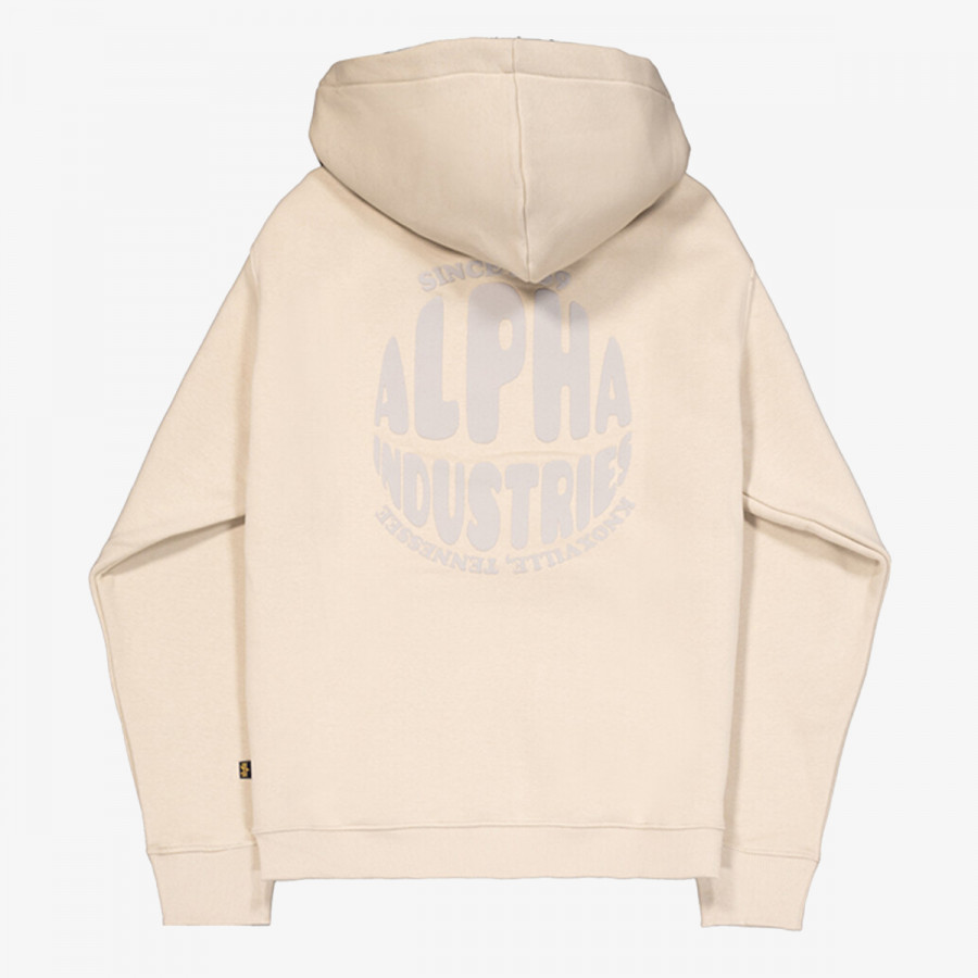 ALPHA INDUSTRIES Logo Back Print Hoodie 