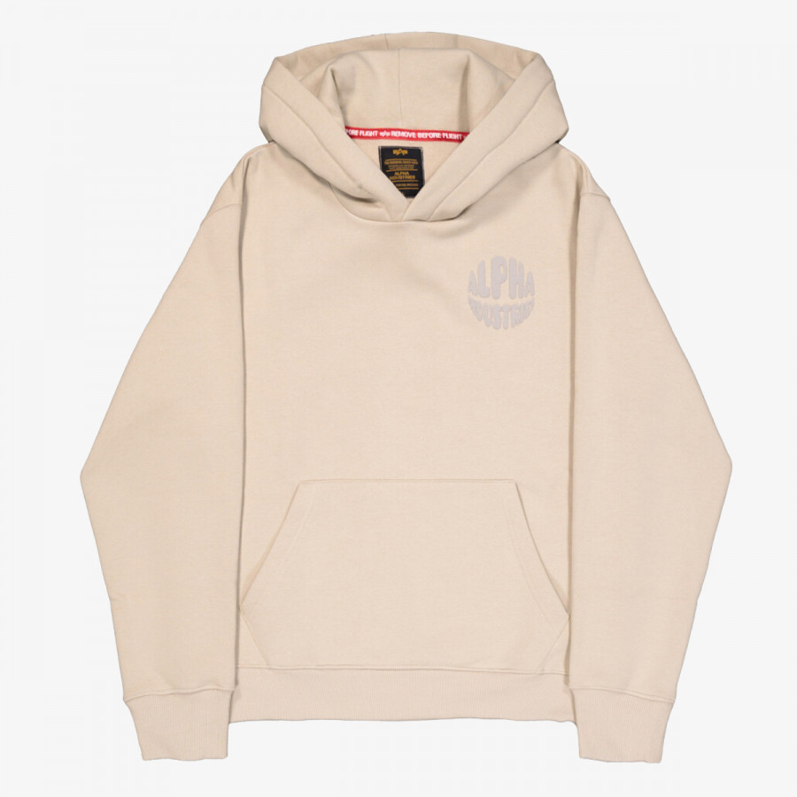 ALPHA INDUSTRIES Logo Back Print Hoodie 
