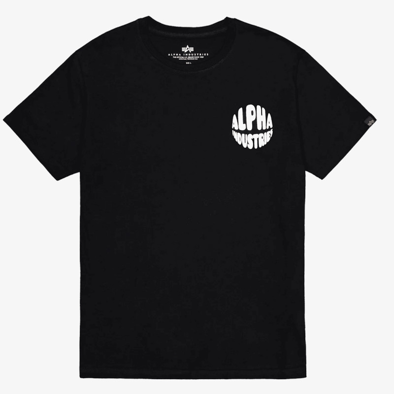 ALPHA INDUSTRIES Logo Back Print T-Shirt 