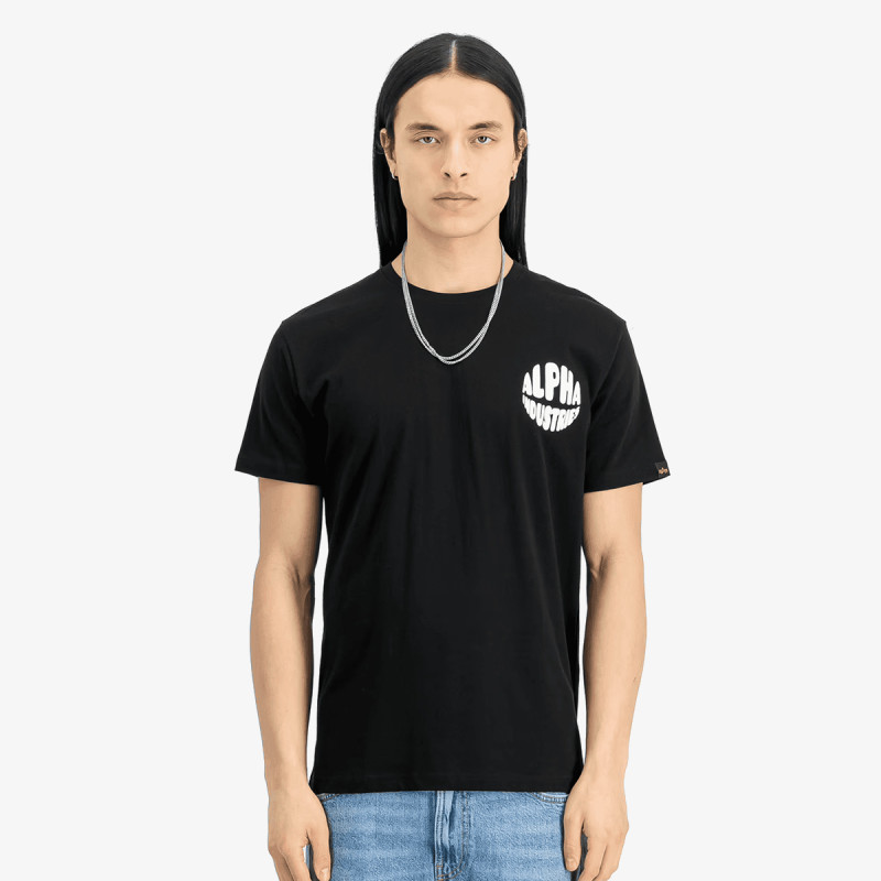 ALPHA INDUSTRIES Logo Back Print T-Shirt 