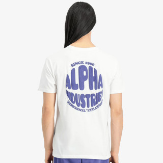 ALPHA INDUSTRIES Logo Back Print T-Shirt 