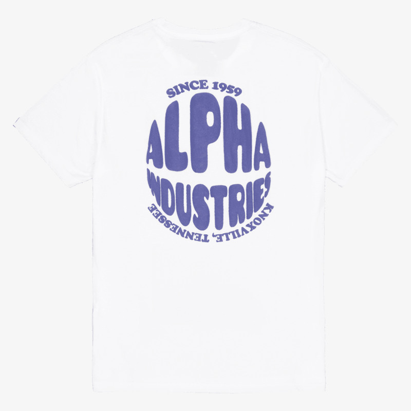 ALPHA INDUSTRIES Logo Back Print T-Shirt 