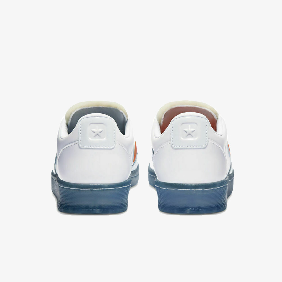 CONVERSE PRO LEATHER OX WHITE/WHITE/ORIOLE 