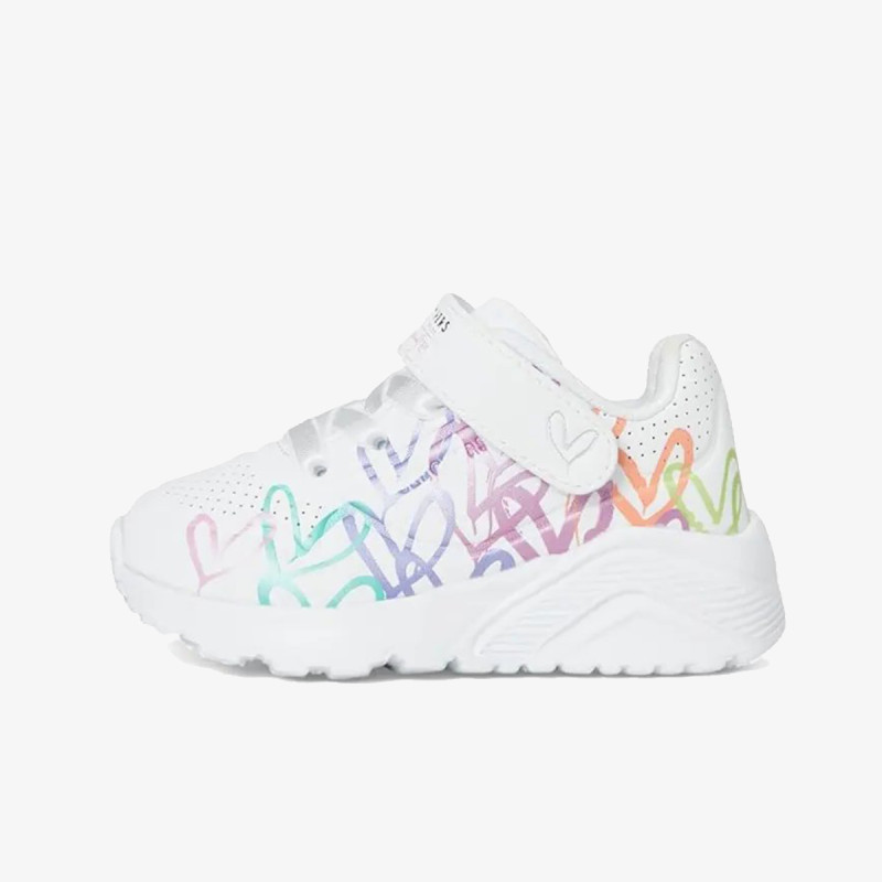SKECHERS UNO LITE-LIL METALLIC SHINE 