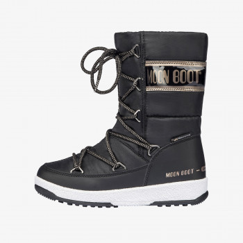 MOON BOOT MOON BOOT  JR G.QUILTED WP BLACK/COPPER 