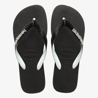 HAVAIANAS HAV. BRASIL LOGO BLACK/BLACK I25 