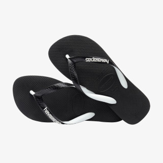 HAVAIANAS HAV. BRASIL LOGO BLACK/BLACK I25 