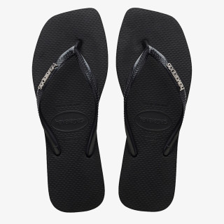 HAVAIANAS SLIM SQUARE LOGO METALLIC 