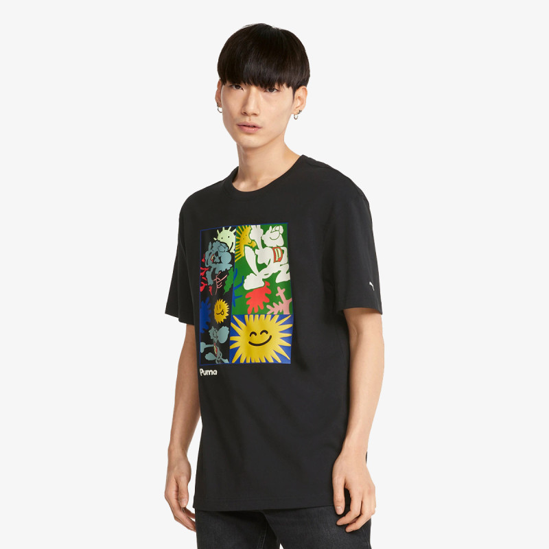 PUMA PUMA ADVENTURE PLANET Graphic Tee