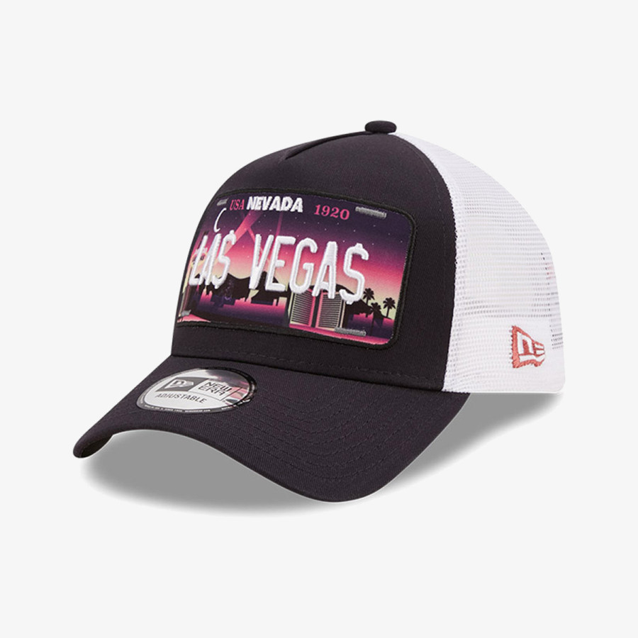 NEW ERA KAPA LICENSE PLATE TRUCKER NEWERA NVYWHI 