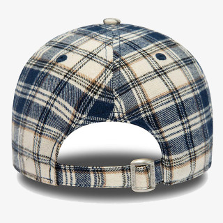 NEW ERA PLAID CAMO 9FORTY NEYYAN  NVY 