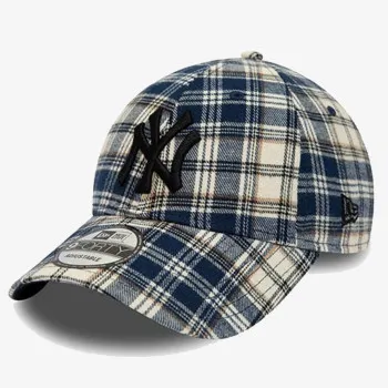 NEW ERA PLAID CAMO 9FORTY NEYYAN  NVY 