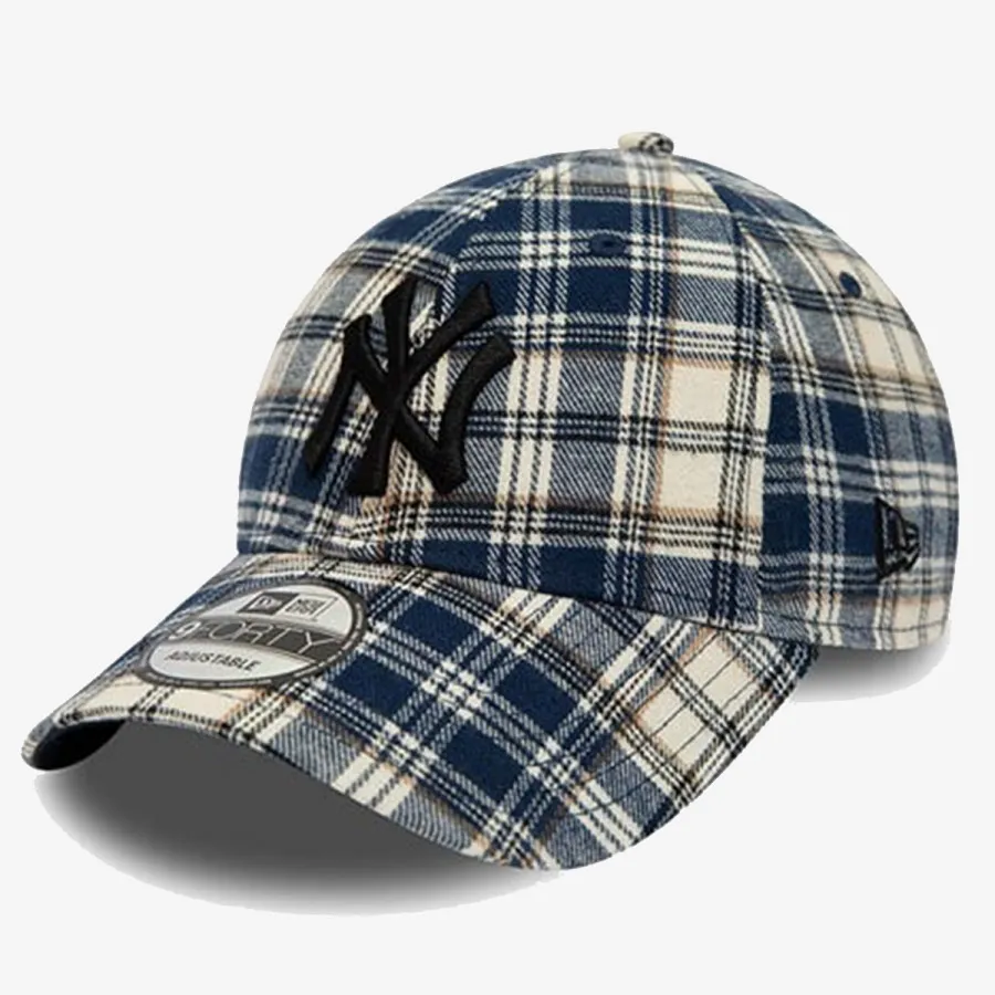 NEW ERA PLAID CAMO 9FORTY NEYYAN  NVY 