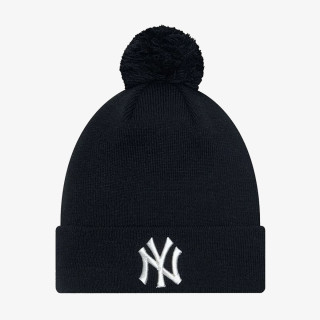 NEW ERA WMNS METALLIC POM BEANIE NEYYAN BLKMTS 