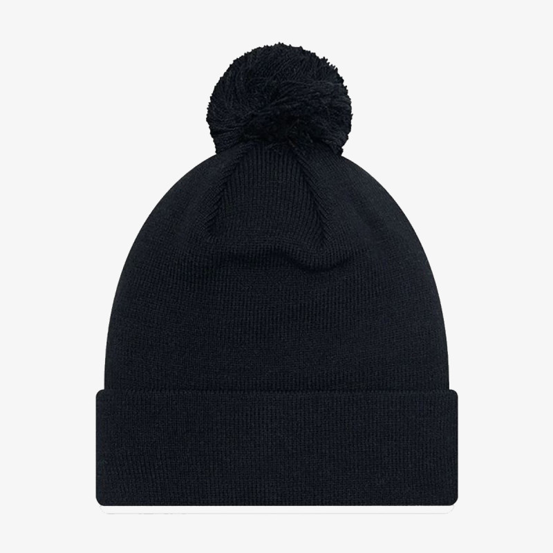 NEW ERA WMNS METALLIC POM BEANIE NEYYAN BLKMTS 