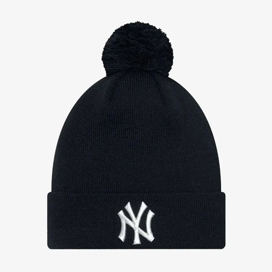 NEW ERA WMNS METALLIC POM BEANIE NEYYAN BLKMTS 
