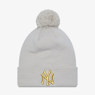 NEW ERA WMNS METALLIC POM BEANIE NEYYAN STNMTG 