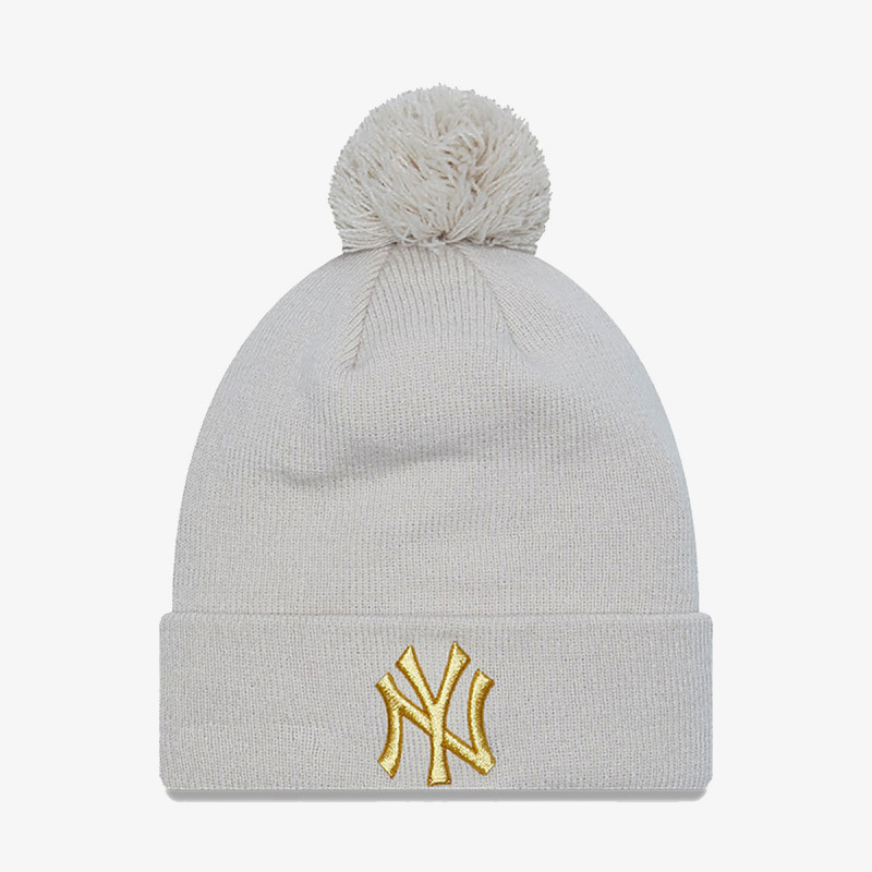 NEW ERA WMNS METALLIC POM BEANIE NEYYAN STNMTG 