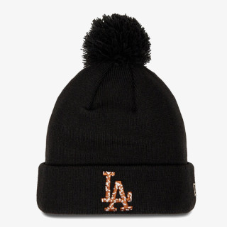 NEW ERA KAPA INFILL BOBBLE BEANIE LOSDOD  BLKTPN 