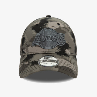NEW ERA PAINTED AOP 9FORTY LOSLAK  GRHBLK 
