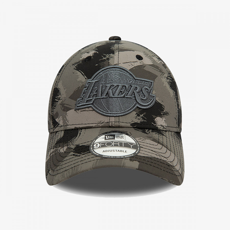 NEW ERA PAINTED AOP 9FORTY LOSLAK  GRHBLK 
