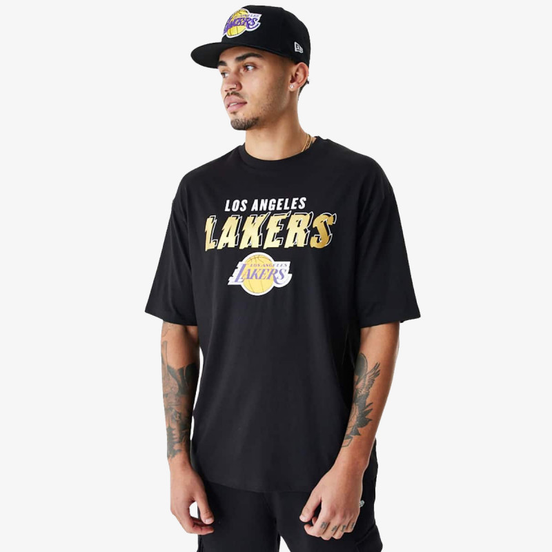 NEW ERA MAJICA TEAM SCRIPT OS TEE LOSLAK BLKMTG 