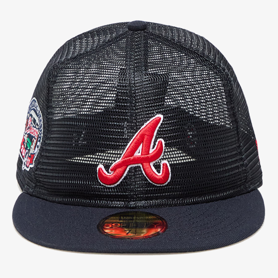 NEW ERA MLB 59FIFTY MESH PATCH ATLBRA  NVY 