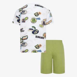 NIKE NKB B NSW AOP FT SHORT SET 
