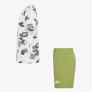 NIKE NKB B NSW AOP FT SHORT SET 