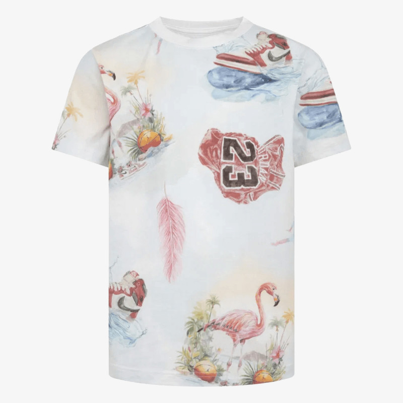 JORDAN JDB JORDAN FLAMINGO AOP SS TEE 