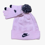 NIKE NIKE JACQUARD POM BEANIE SET 