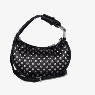 JUICY COUTURE Blossom Studs S. Hobo PU Black 