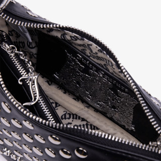 JUICY COUTURE Blossom Studs S. Hobo PU Black 