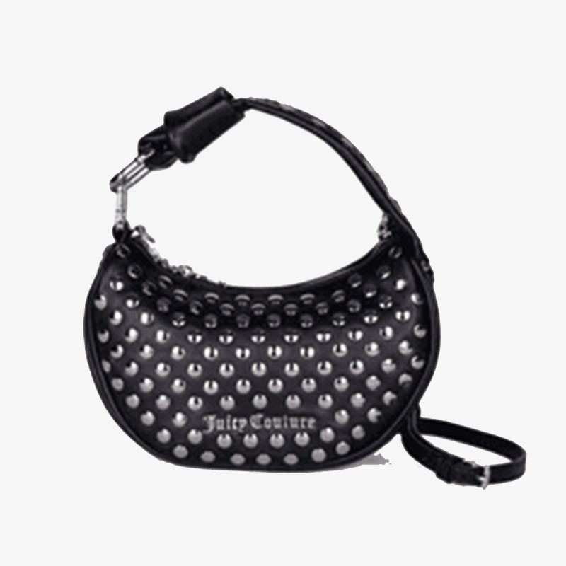 JUICY COUTURE Blossom Studs S. Hobo PU Black 