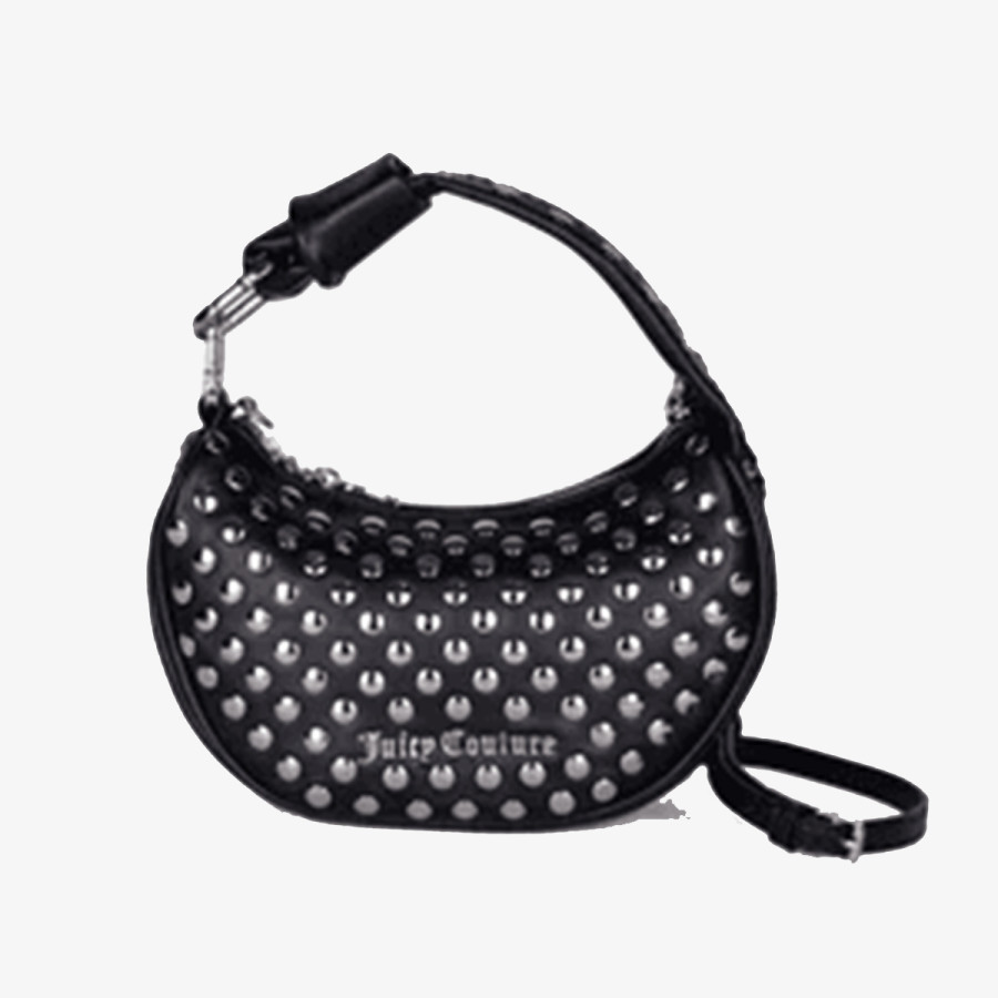 JUICY COUTURE Blossom Studs S. Hobo PU Black 