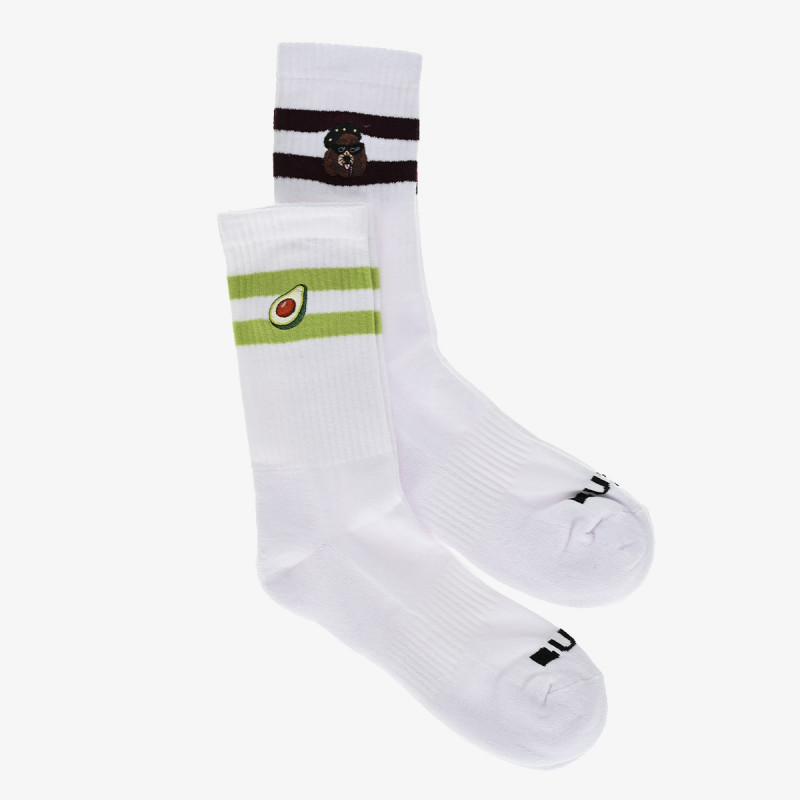 BUZZ W STRIPE SOCKS 