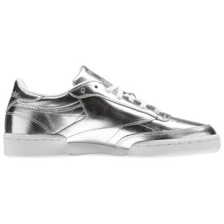 Reebok CLUB C 85 S SHINE   SILVER/WHITE 