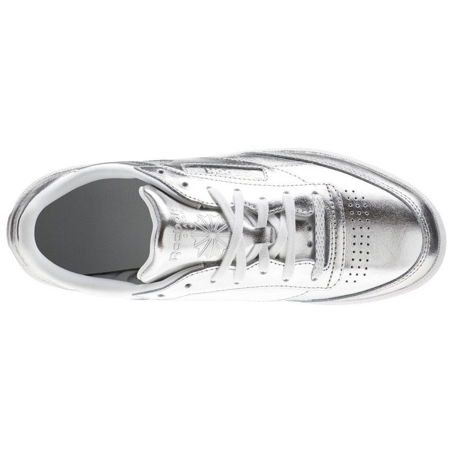 Reebok CLUB C 85 S SHINE   SILVER/WHITE 