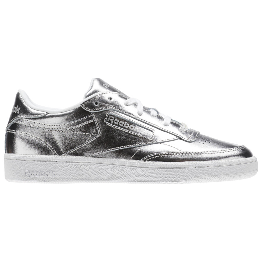 Reebok CLUB C 85 S SHINE   SILVER/WHITE 